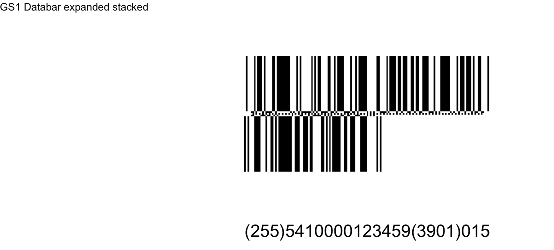 ITF 14 Barcode symbool